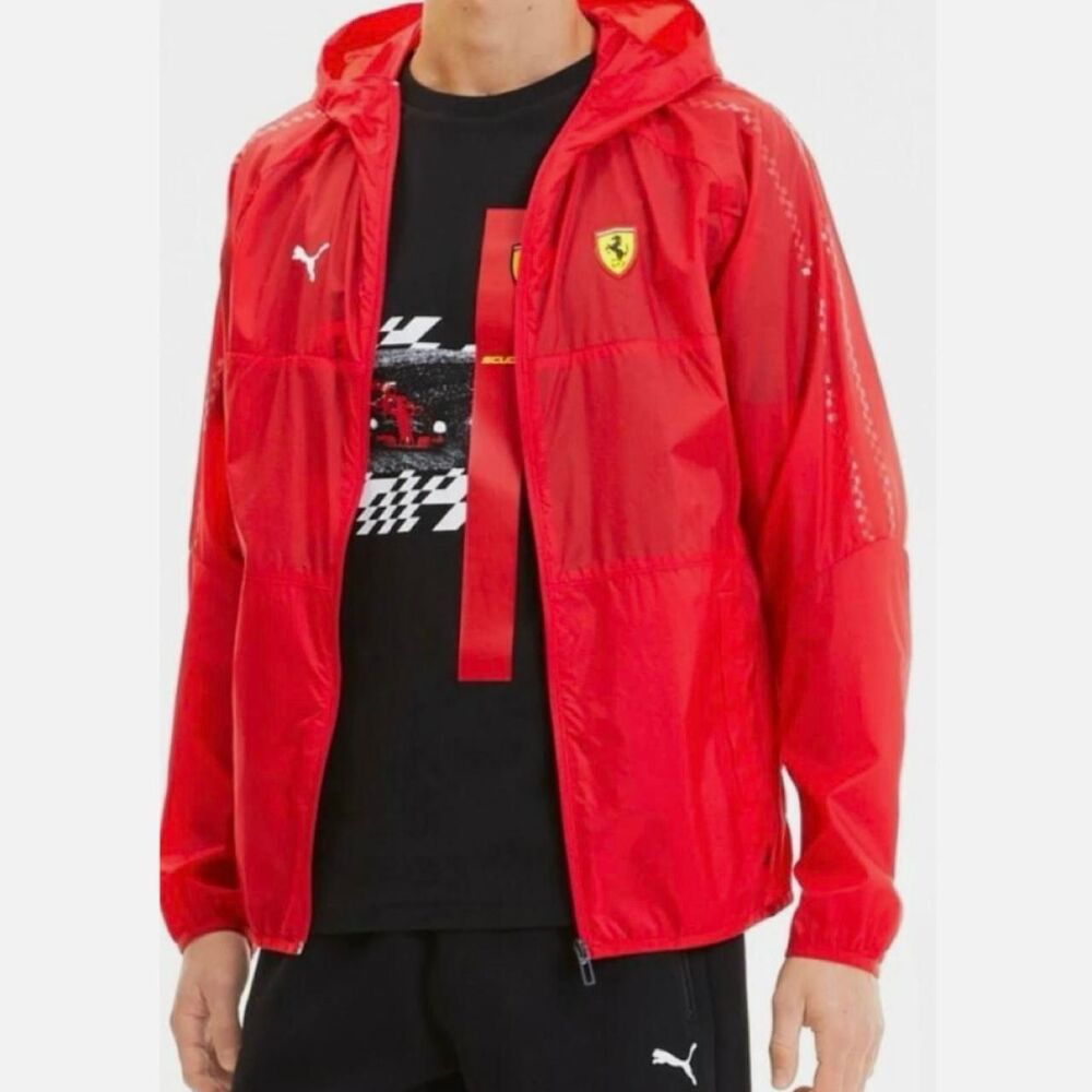 Puma Men's Red Jacket - Picture 4 of 6